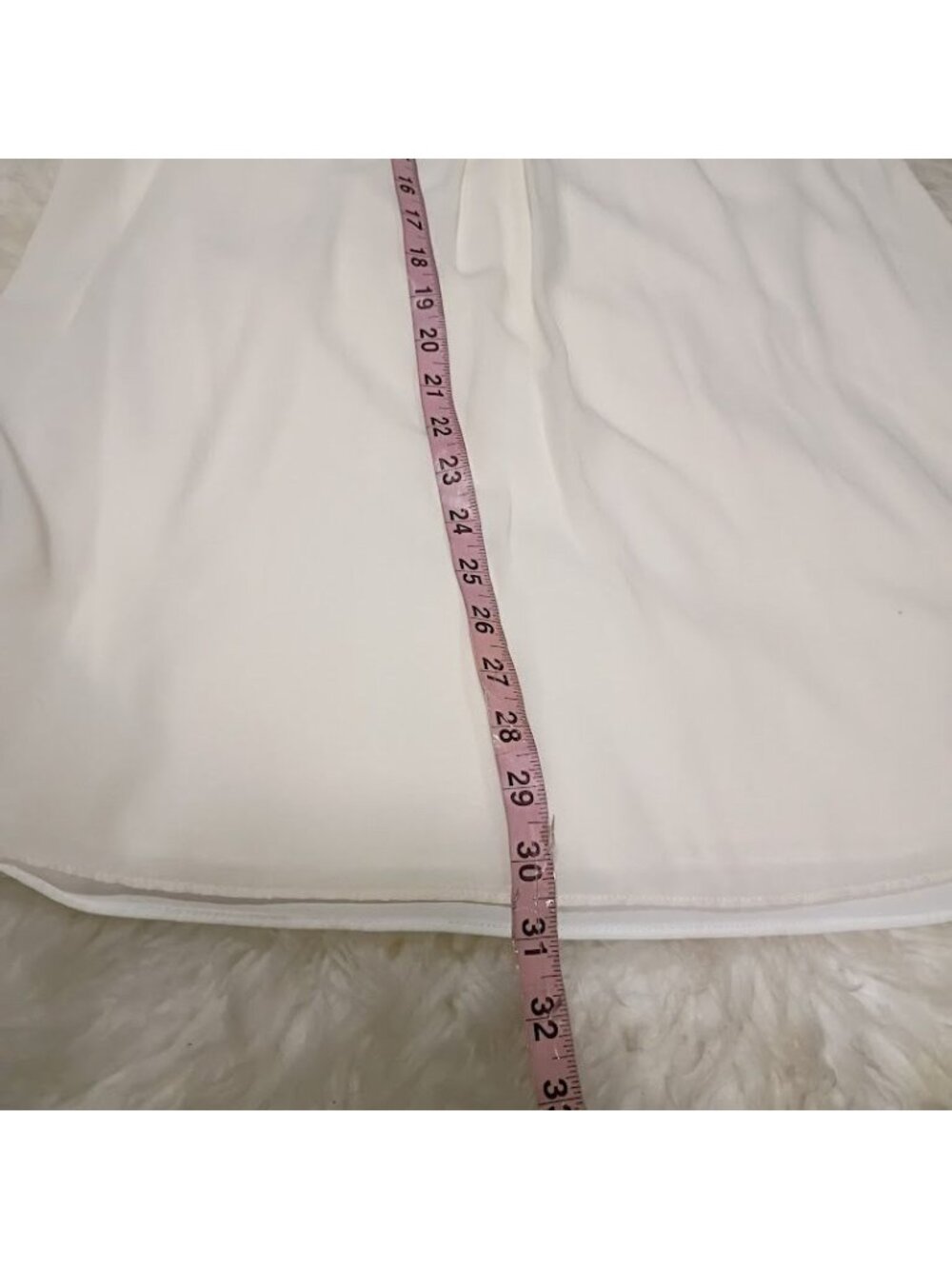 Alice + Olivia White Strappy V-Neck Camisole Top XS Polyester Blend - Picture 2 of 13